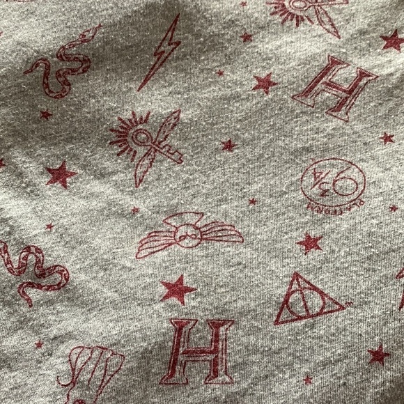 HARRY Potter small women’s top, grey and maroon - Picture 2 of 4